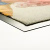 Rohož ako reklamný darček JET PRINT PATIO – detail farebného textilného povrchu a podkladu